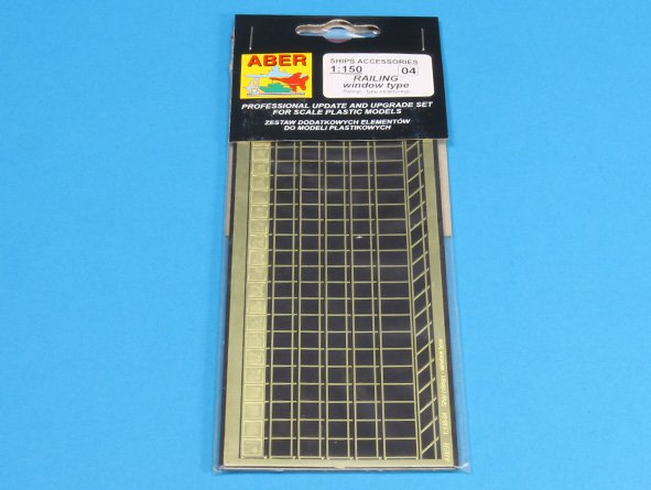 ABR-1:150-–-04  Дополнения для  Ships railing – window type для  1/150