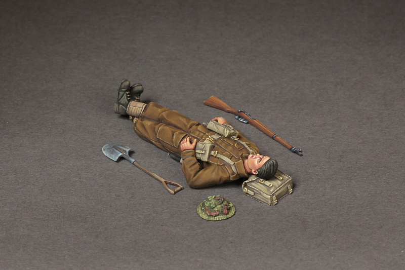 35135SOGA British infantryman at rest. SOGA Miniatures