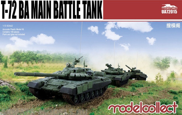 UA72015 T-72 BA Main battle tank Modelcollect