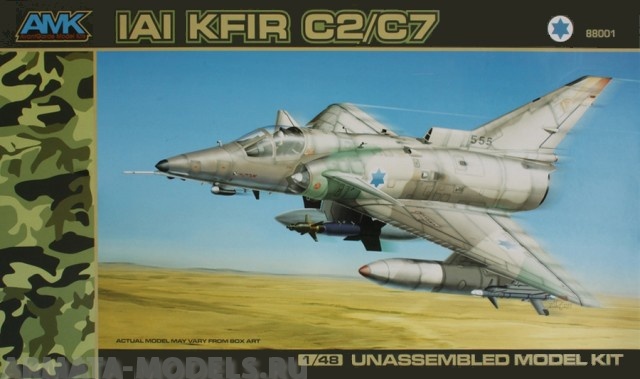 88001 Самолет Israeli Air Force Kfir C2/C7 AMK