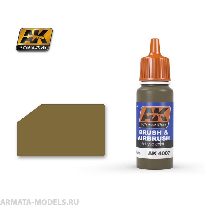 AK-4007 Краска акриловая BUFF DARK SHADE
