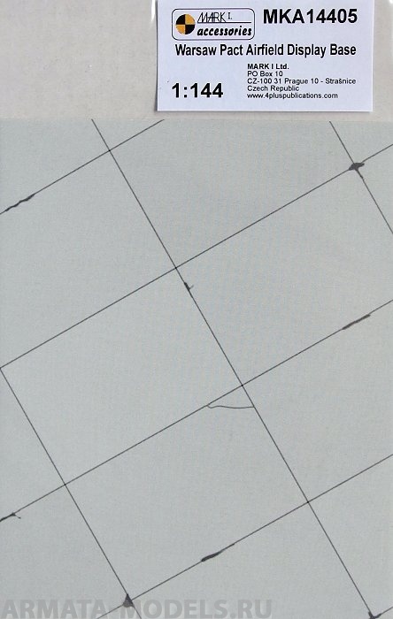 14405 Аэродромное покрытие Warsaw Pact Base (rectangular concrete panels)