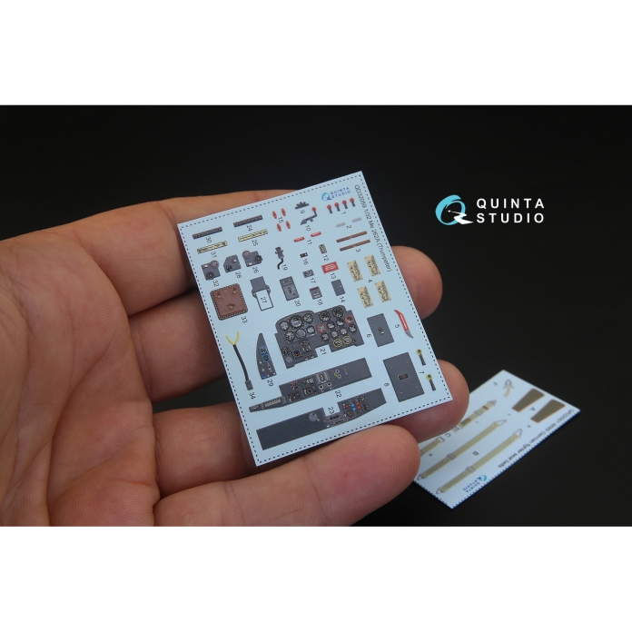 QD32059 3D Декаль интерьера кабины Me-262A (для модели Trumpeter)