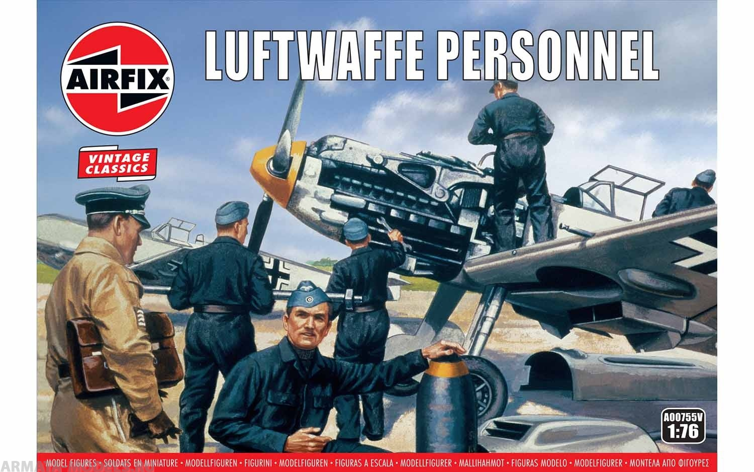 A00755V Набор солдатиков Luftwaffe Personnel Airfix
