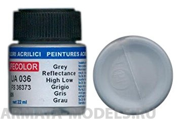 UA036 Краска акриловая GREY REFLECT. HIGH LOW FS 36373