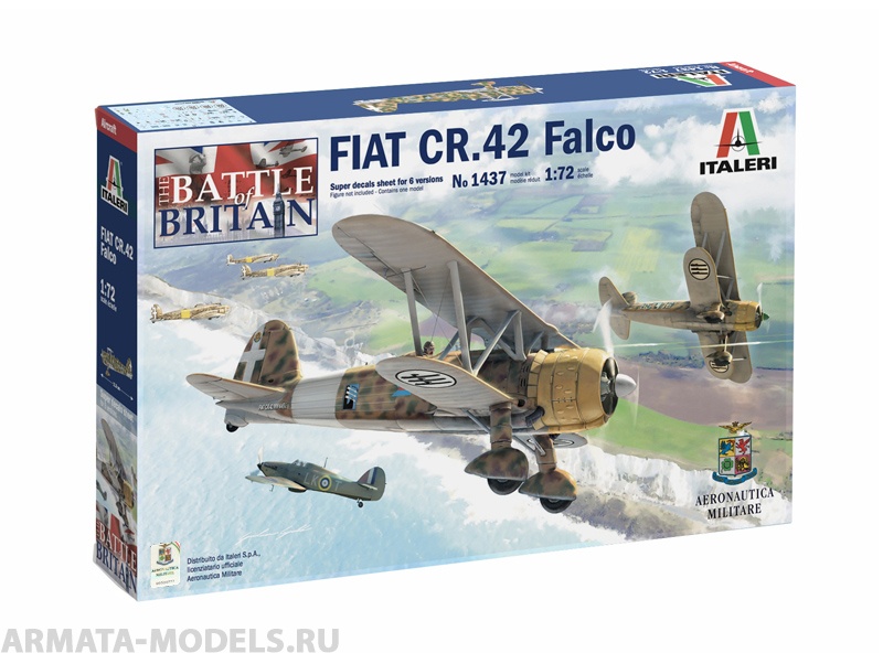1437ИТ Fiat cr.42 Falco Italeri