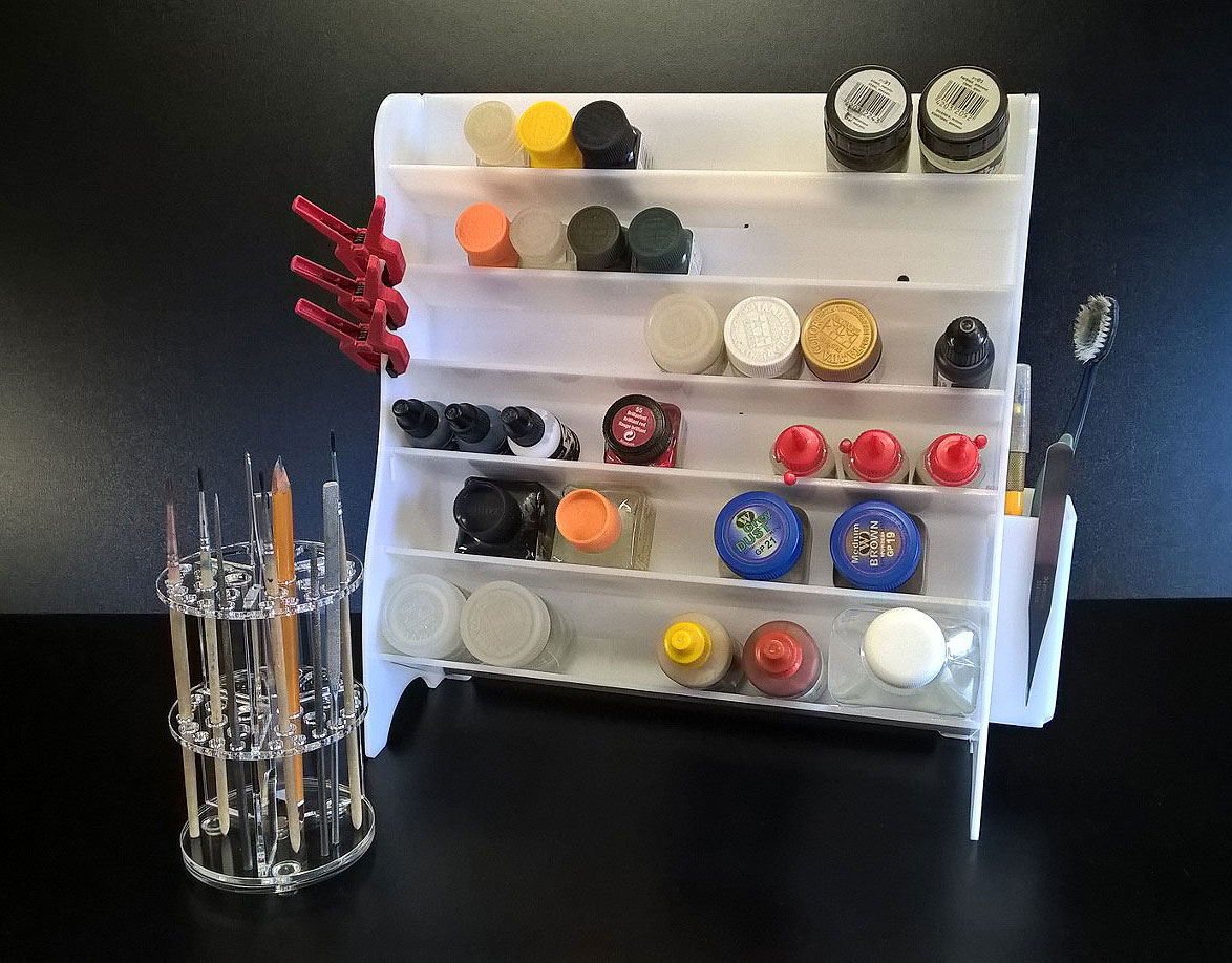 MSA001002LE Стеллаж для красок + органайзер