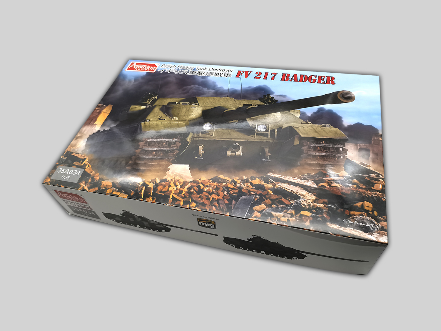 AH35A034 Танк FV217 BADGER Amusing Hobby