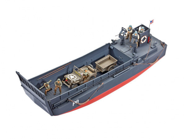 03000 Десантная баржа LCM3 + джип и фигурки Revell