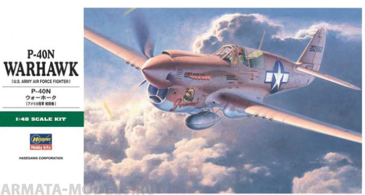 19188 Самолет P-40N War Hawk  (HASEGAWA) 1/48 Hasegawa