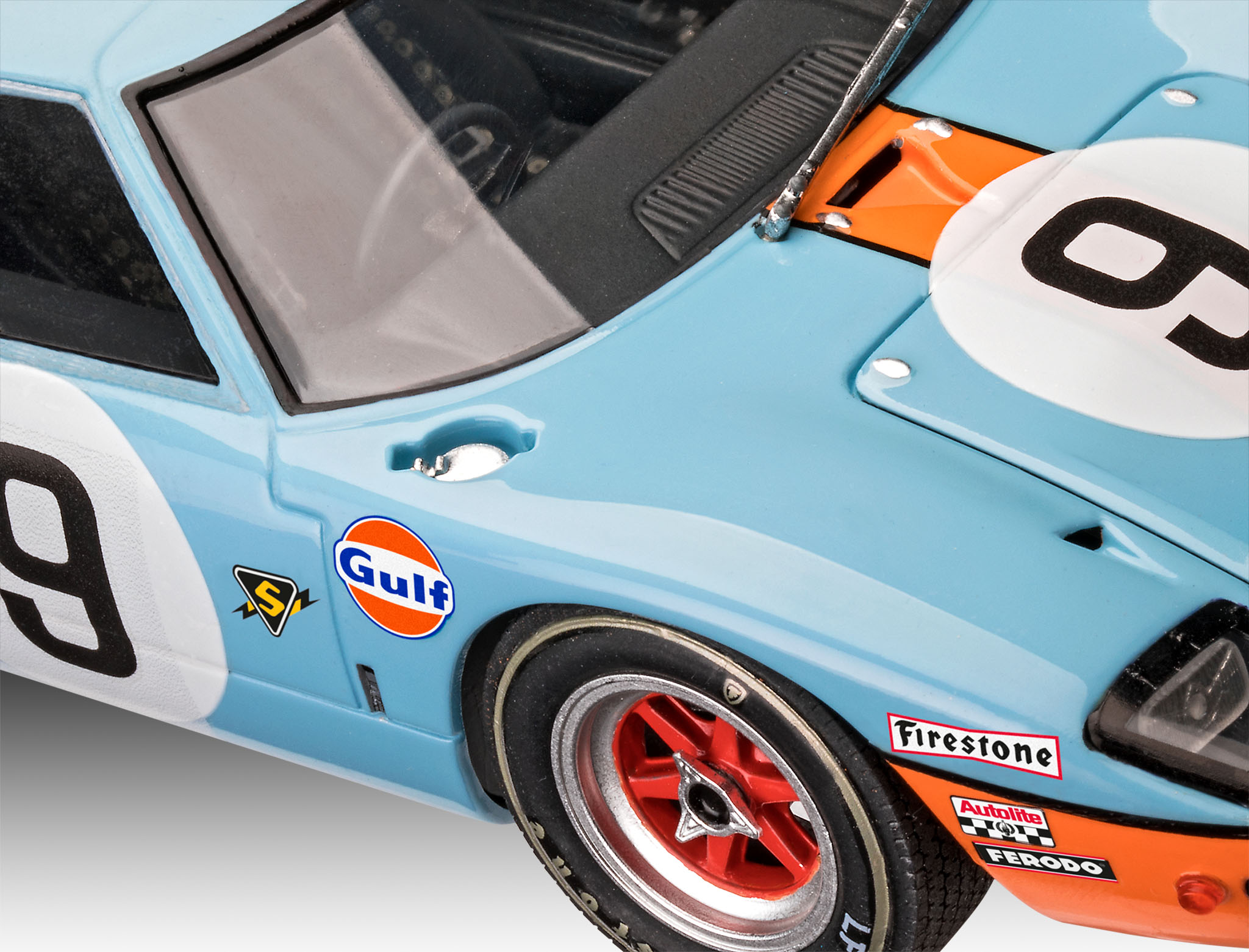 07696RE Автомобиль  Ford GT 40 Le Mans 1968 Revell