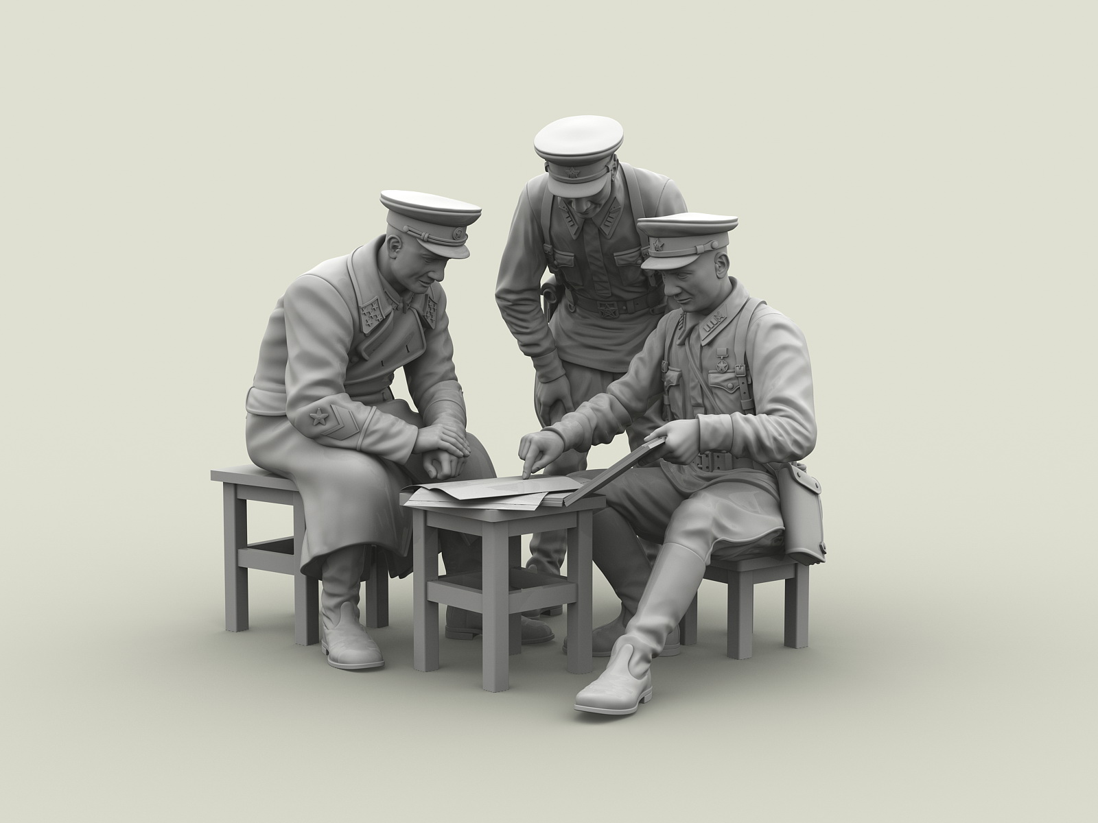 SOGA-22 Совещание генералов и командиров РККА. 1941 SOGA Miniatures