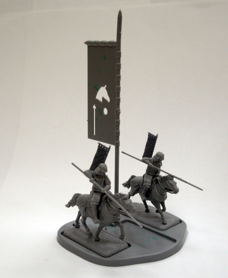 6407 Конные самураи с яри Звезда