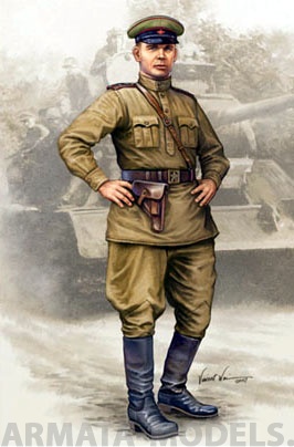 00704 Советский офицер набор № 2 Trumpeter