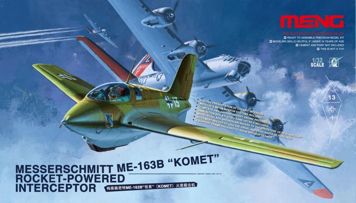 QS-001 Messerschmitt Me163B Komet Rocket-Powered Interceptor