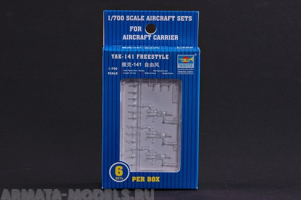 03413P Самолет Як-141 (18 шт) Trumpeter