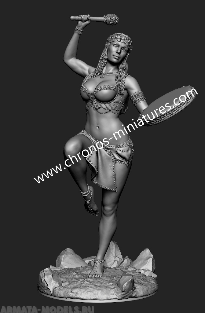 CHM-54264. Миры Фэнтези: Магический Танец. 54 мм. Материал - смола. Chronos Miniatures