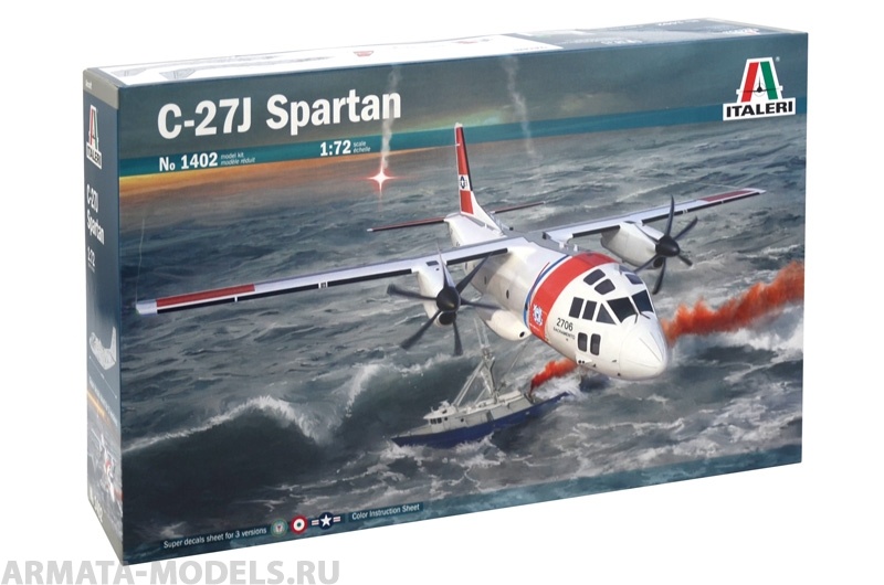 1402ИТ САМОЛЕТ C-27J SPARTAN Italeri