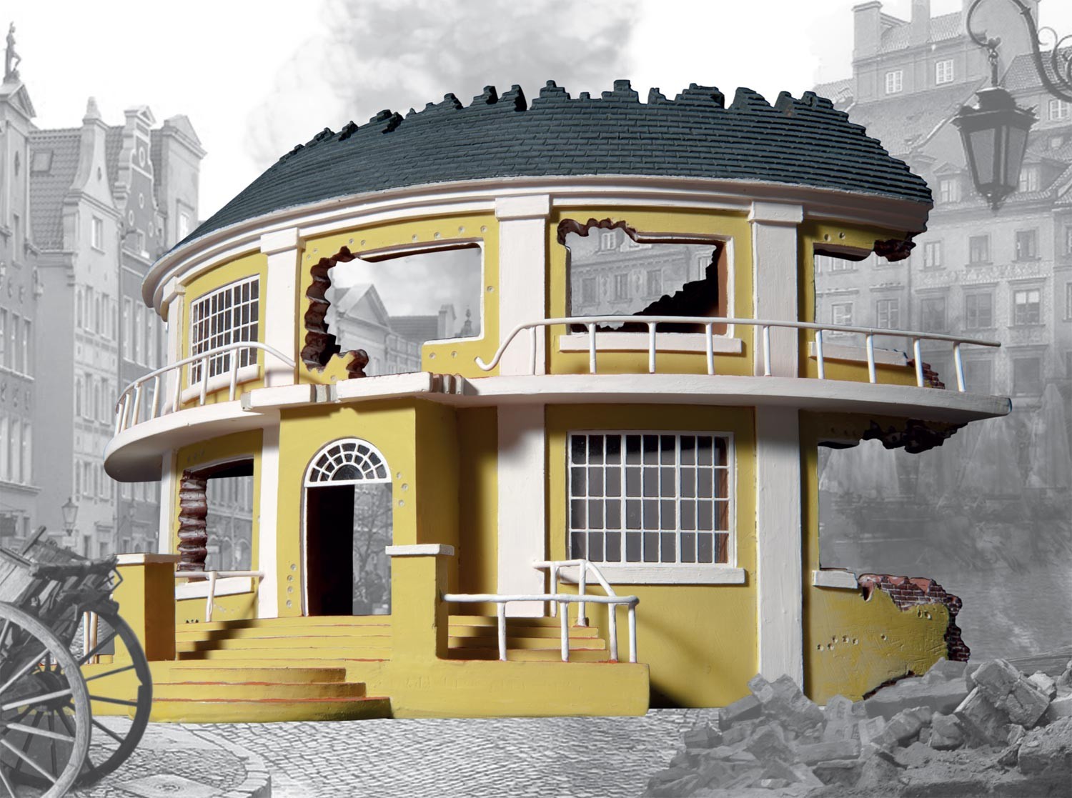 A75015 Сборная модель здания Polish Bank Airfix