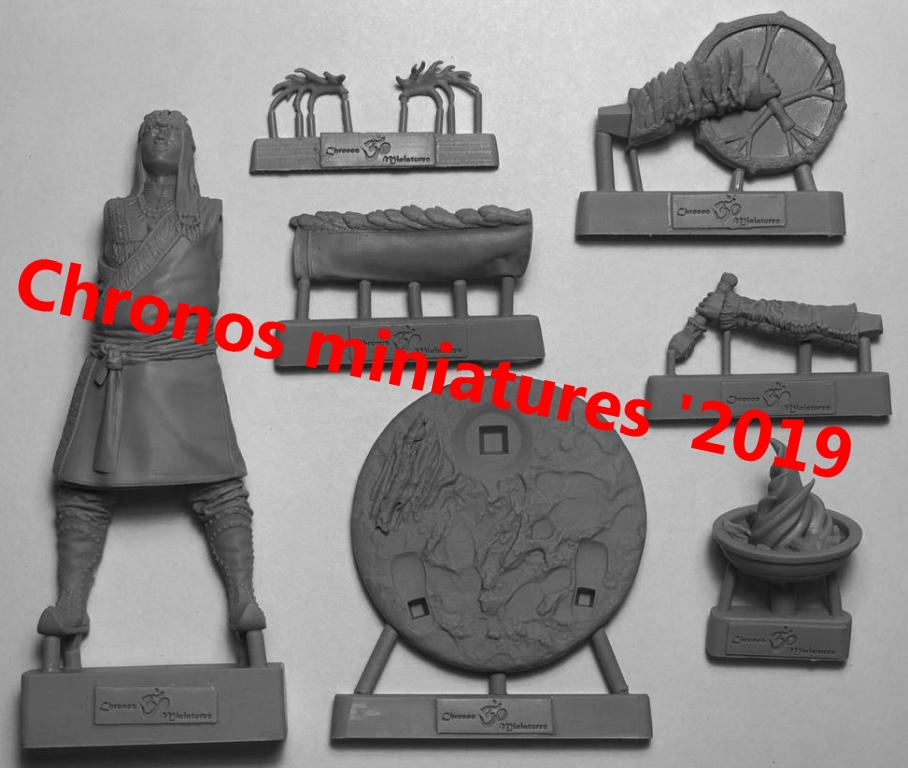 CHM-75033. Шаман. 75 мм. Материал - смола. Chronos Miniatures