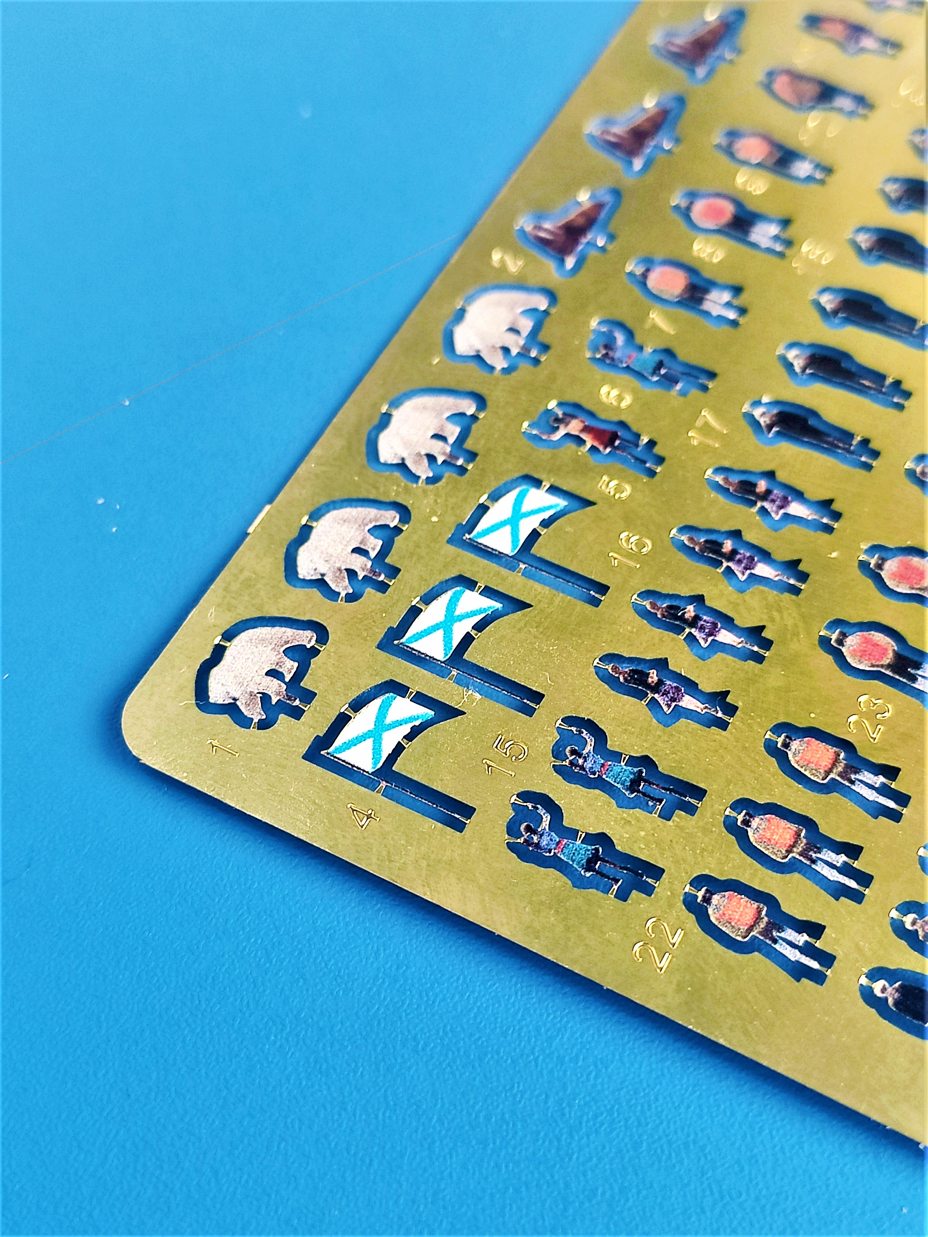 AM35001K Цветное фототравление Набор фигур. Флот (Не для свободной продажи)