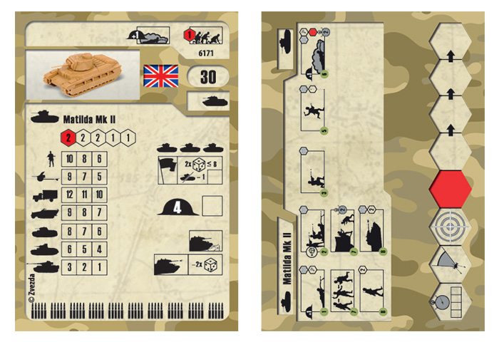 6171 Британский танк Матильда Мк-2 Звезда