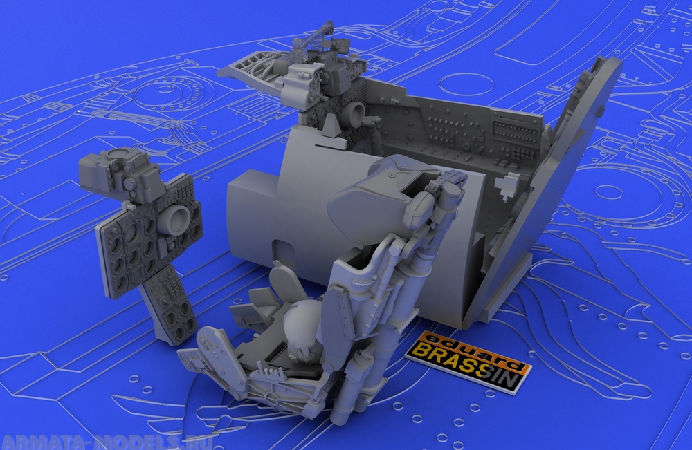 648035 MiG-21MF interior early (Кабина) For eduard  kit  (Eduard Brassin)