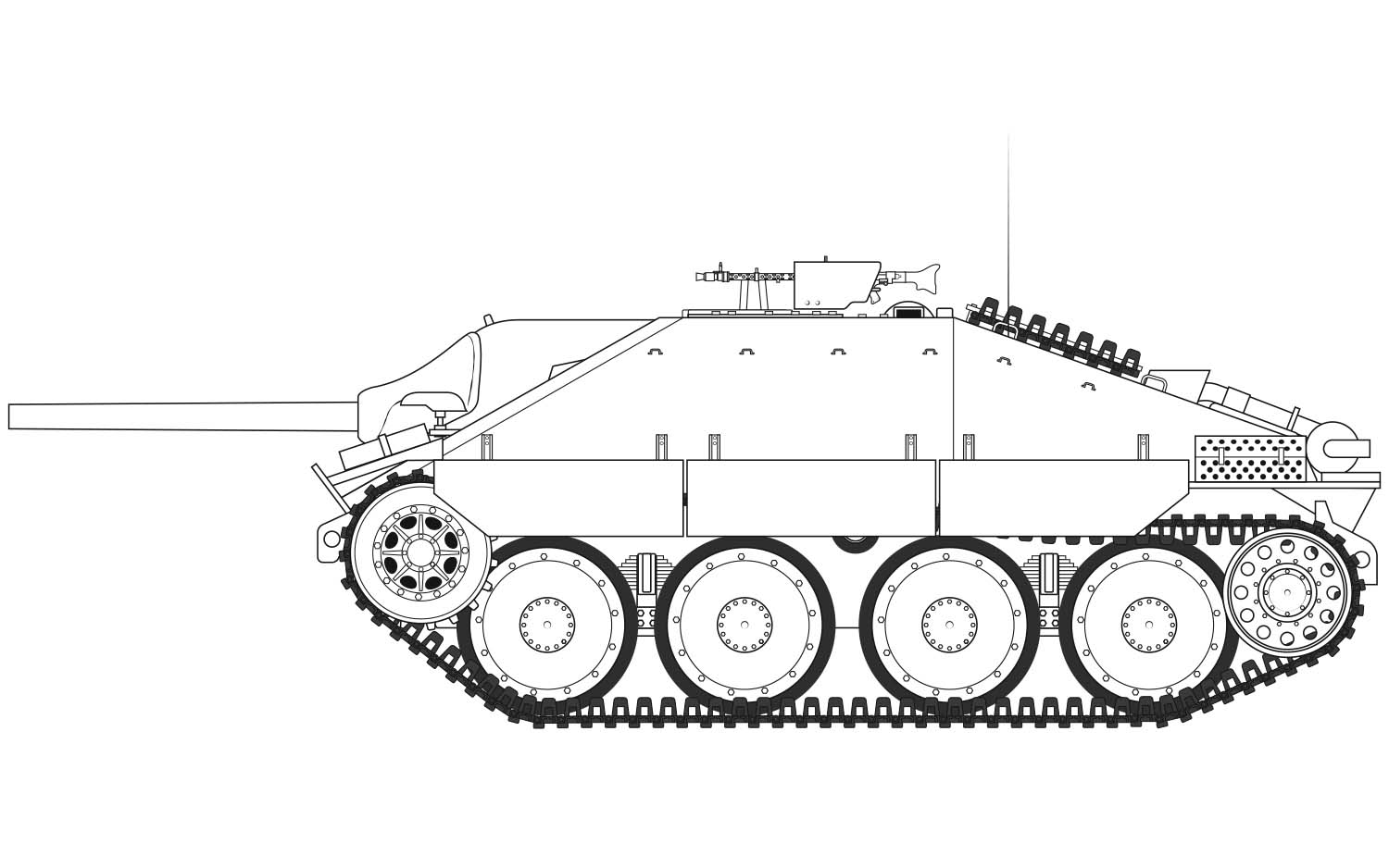 A1355 Сборная модель танка JagdPanzer 38 tonne Hetzer Early Version Airfix