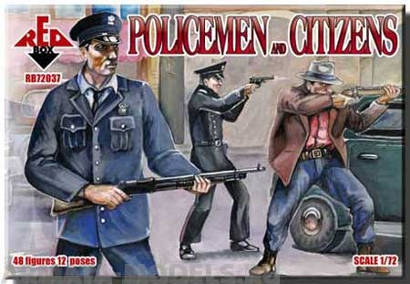 RB72037 Фигуры Policemen and Citizens Red Box