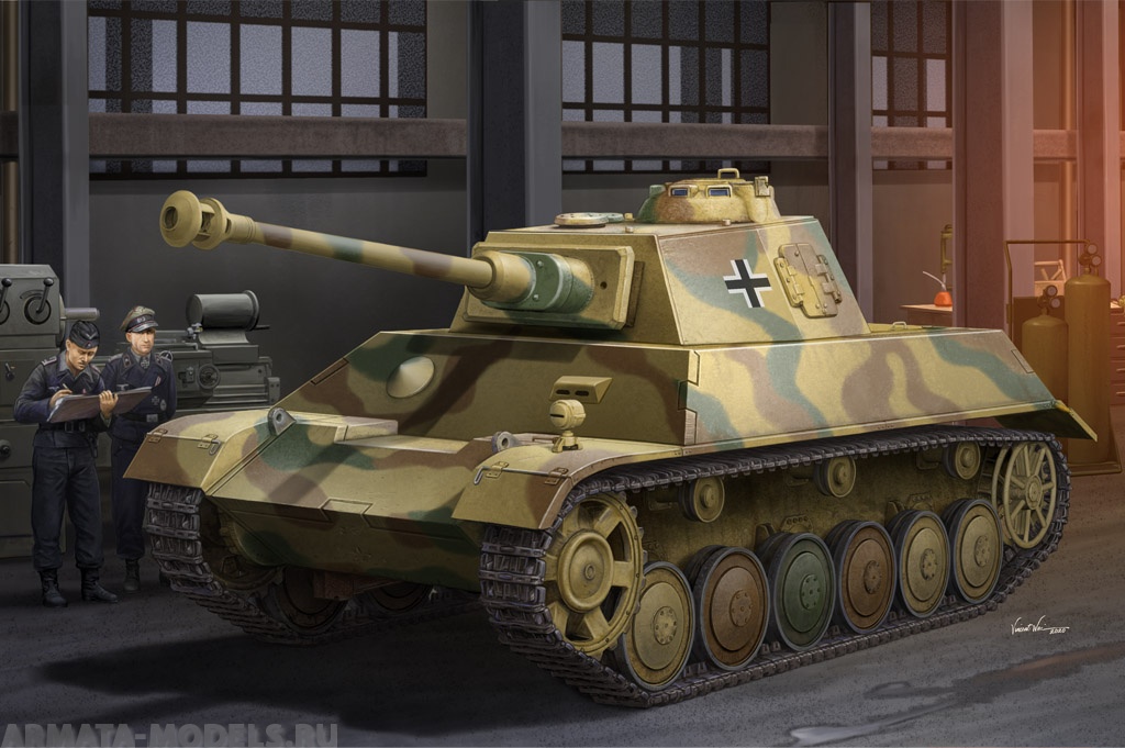 80150 Танк German Pz.Kpfw.III/IV auf Einheitsfahrgestell Hobby Boss