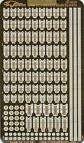 FH700105 Фототравление WWII RN Ladders&Searchlights