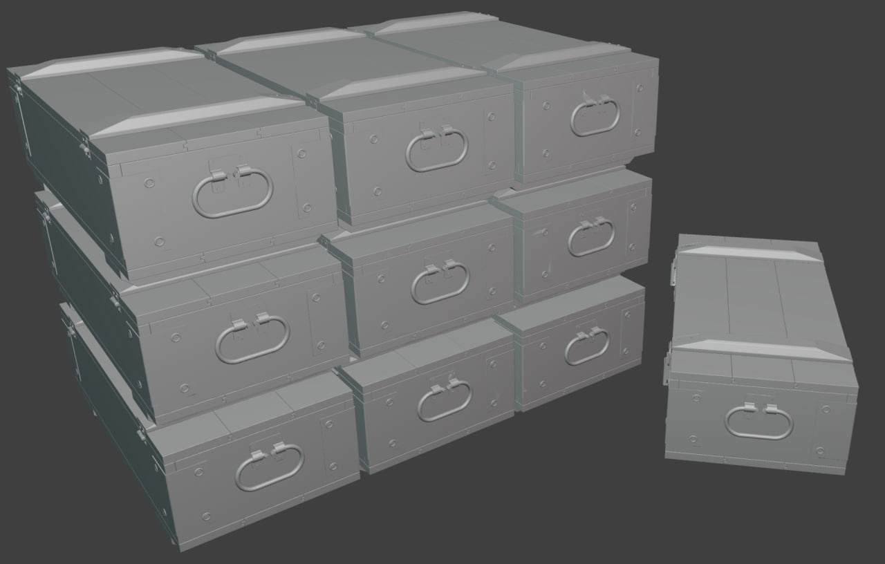 HE-72030 Ящики 10шт Hobby Expert