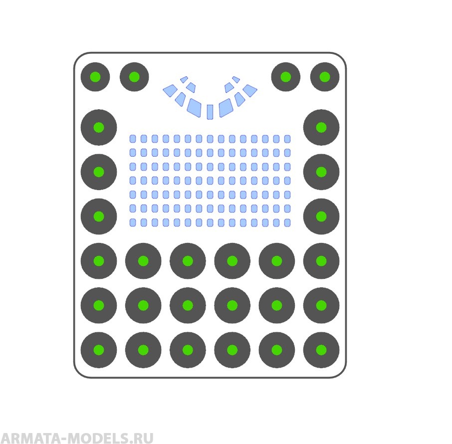 7004PK-1 Российский авиалайнер Ту-154М S7 PRO KIT