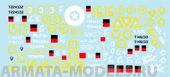 35105BIS Декаль 19th NZ Armoured Reg. Sherman markings.