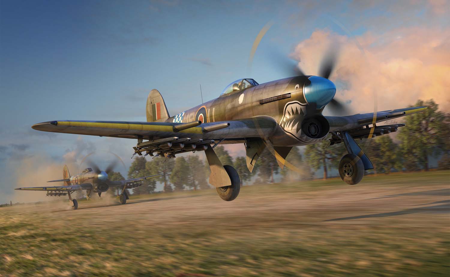 A02041A Самолет Hawker Typhoon Mk.Ib Airfix