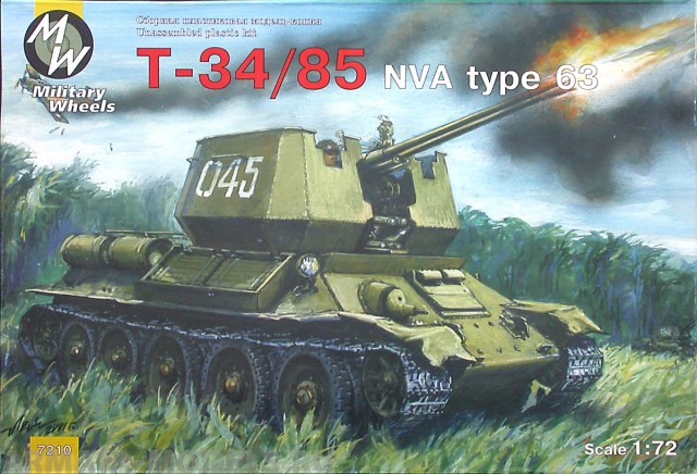 MW7210 T-34/85 of the NVA type 63 MILITARY WHEELS KITS