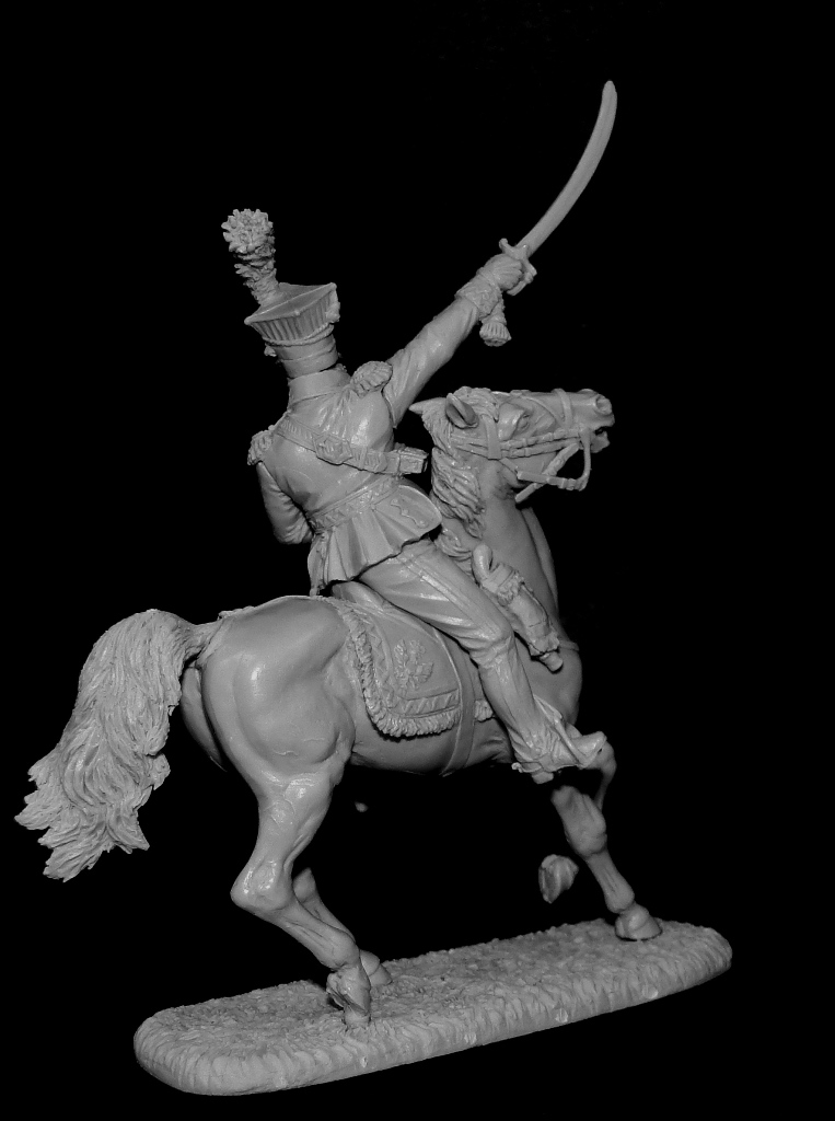 CHM-54204(M). Польский генерал Я.Г. Домбровский, 1792-1807 гг. 54 мм. Материал - белый металл. Chronos Miniatures