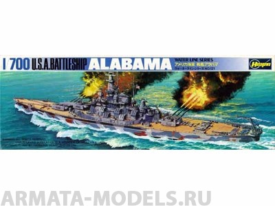 44121 Линкор ALABAMA Hasegawa