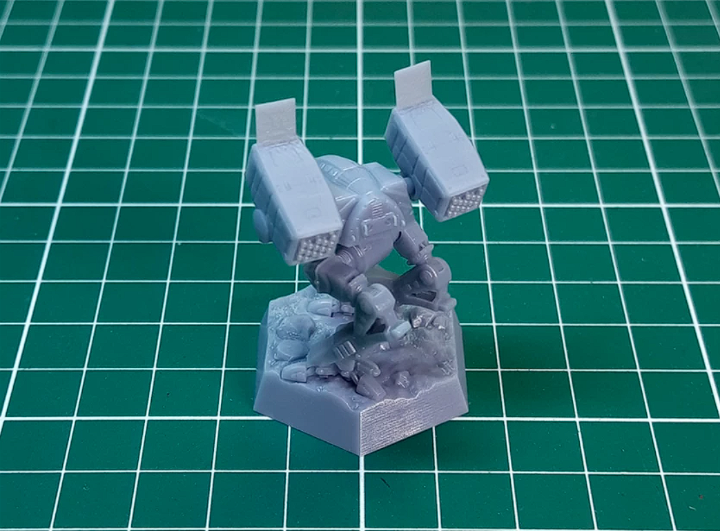 RIM28502 Миниатюра для настольных игр боевой робот  «Циклон» масштаб 1/285 Red Iron