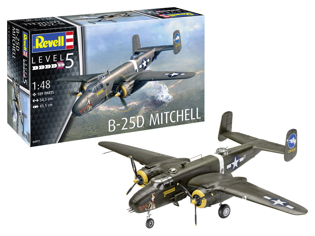 04977RE Американский бомбардировщик B-25D Митчелл Revell