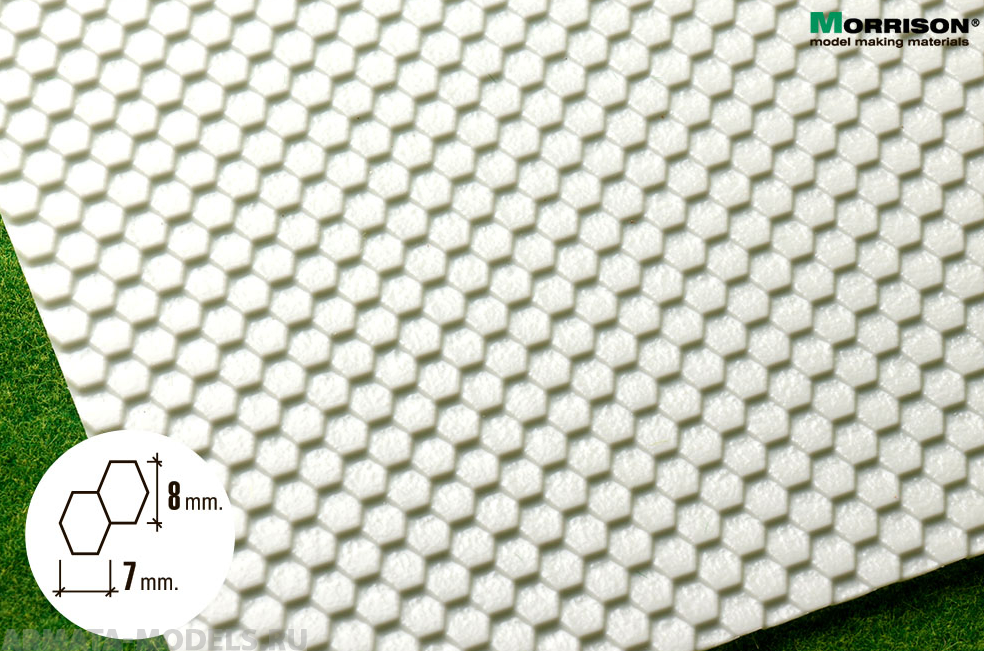 041tsh035 Объёмная текстура черепицы Шинглас   М1:35. (Лист А4- 19см.х28см.)