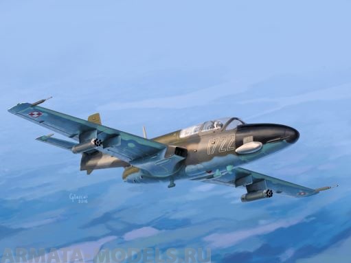 AH70002 Самолет TS-11 Iskra Expert set Camo Arma Hobby