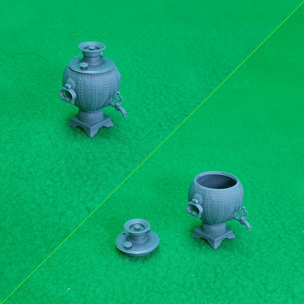 6043 самовар "шар" масштаб 1:12 СВ Модель