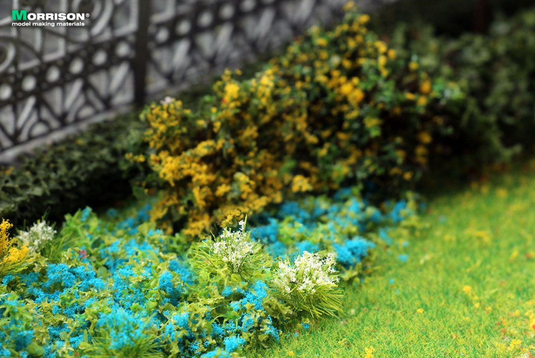 004pcr004 Цветочная присыпка для макета Синие цветы 100мл.