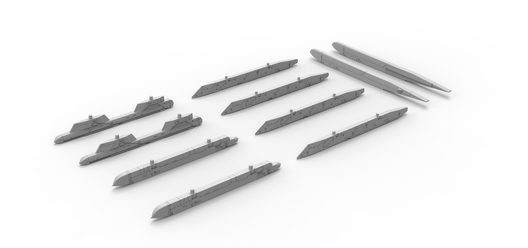 48277-1TMP НАБОР АКУ АПУ для СУ-27, 1/48 