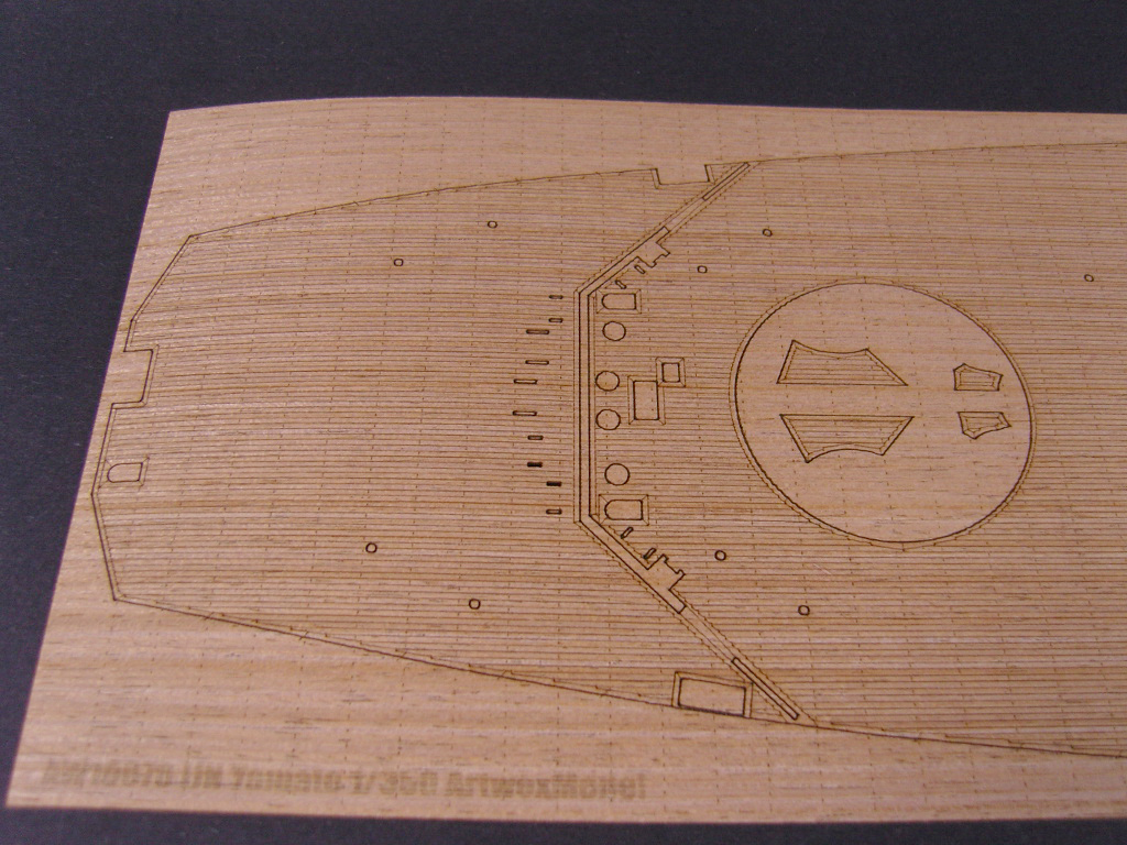 AW10076 Деревянная палуба для IJN Yamato