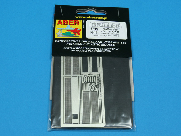 ABR-35-G16  Дополнения для  Grilles for KV I & KV II для Trumpeter 1/35