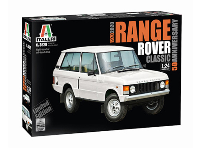 3629ИТ Автомобиль RANGE ROVER Classic 50th Anniversary Italeri