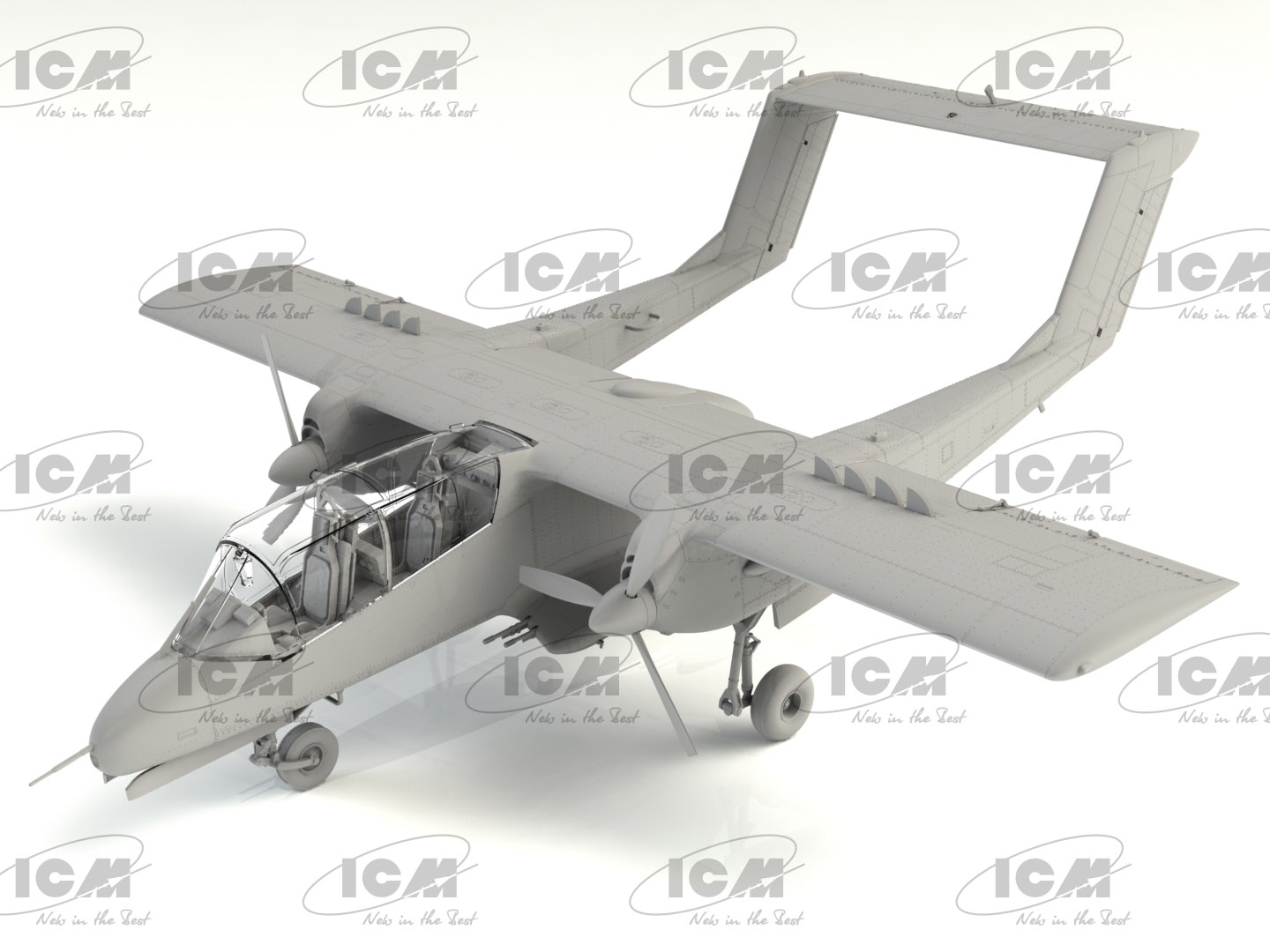 48300 OV-10А Bronco, Американский ударный самолет ICM