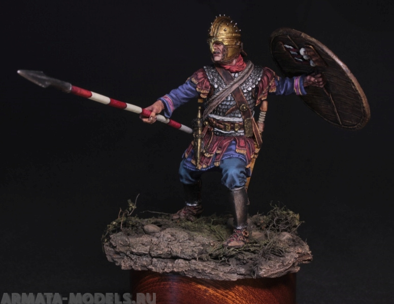 75-019TIN Late Roman infantry TinBerlin